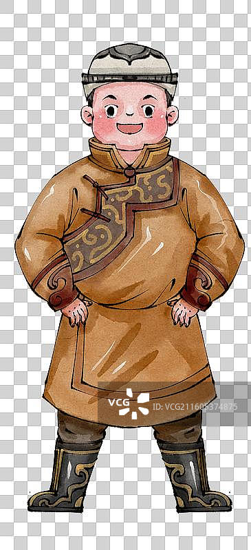 中国56个民族裕固族图片素材