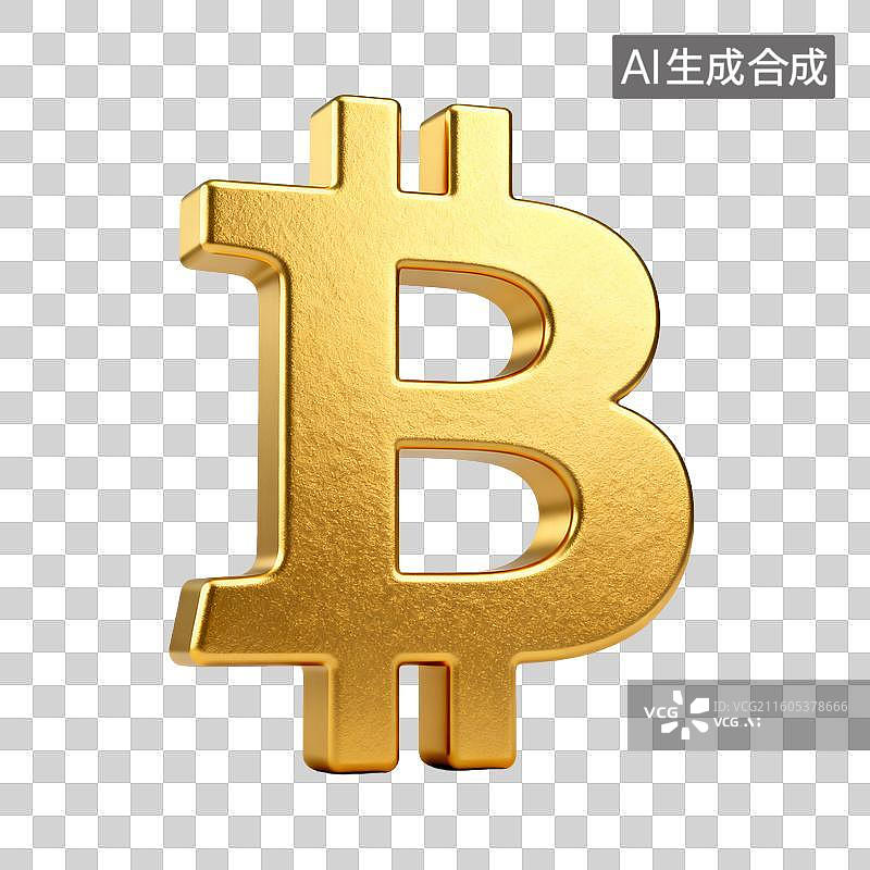 【AI数字艺术】免抠图形-比特币符号图片素材