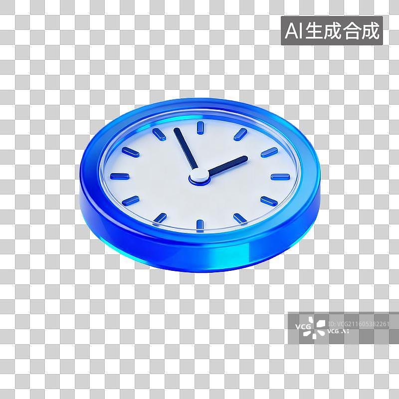 【AI数字艺术】免抠图形-时钟图片素材
