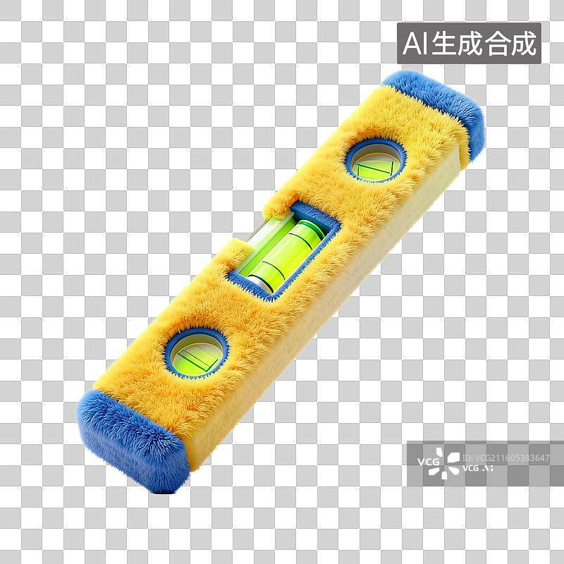 【AI数字艺术】毛绒水平仪图片素材