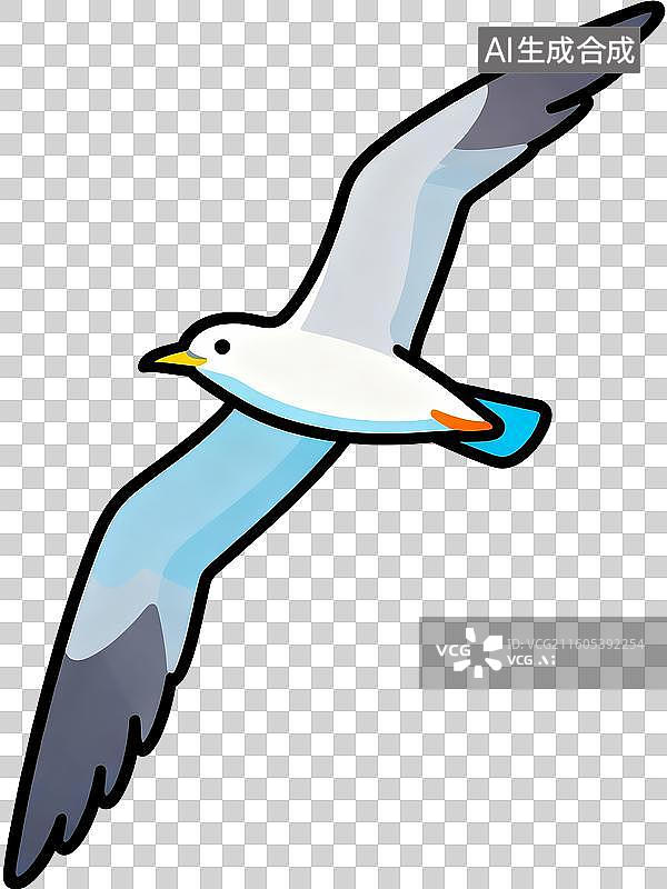 【AI数字艺术】飞翔的海燕图片素材