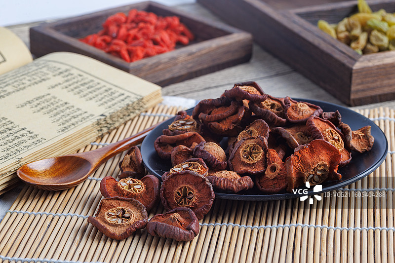 质量很好的山楂干片图片素材