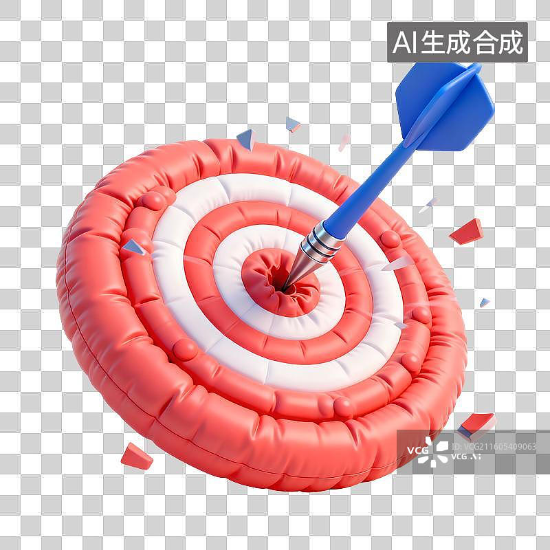 【AI数字艺术】飞镖标靶运动插画图片素材