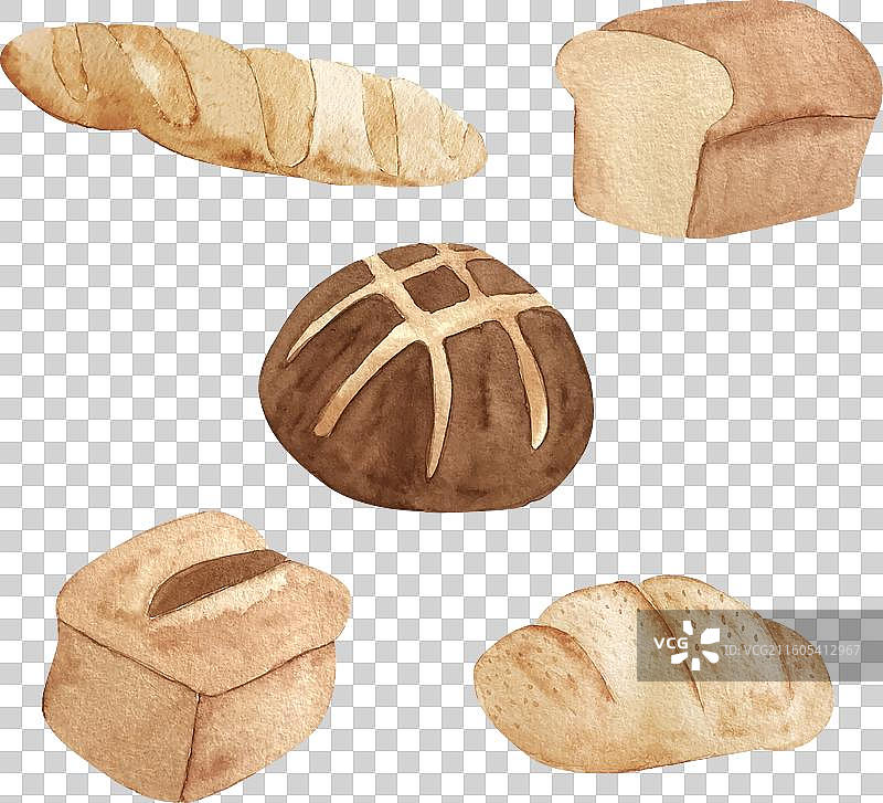 水彩烘焙元素合集图片素材