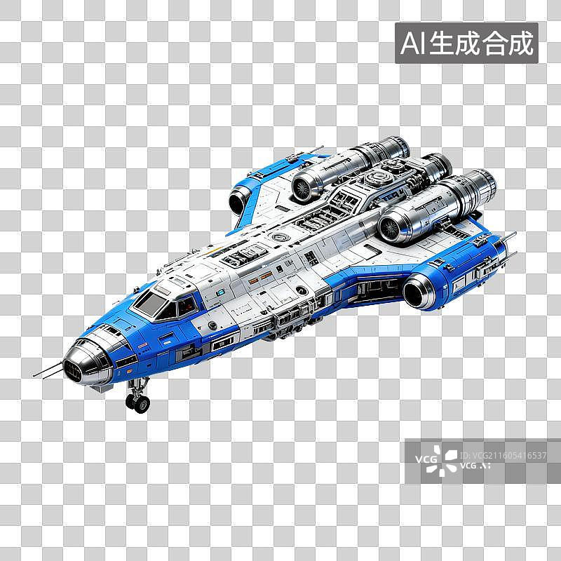 【AI数字艺术】3D航天飞船-宇宙飞船-科技未来图片素材