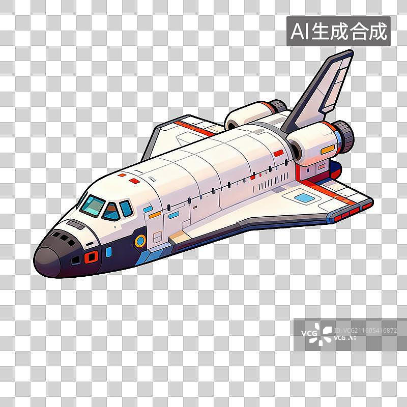 【AI数字艺术】3D航天飞船-宇宙飞船-科技未来图片素材