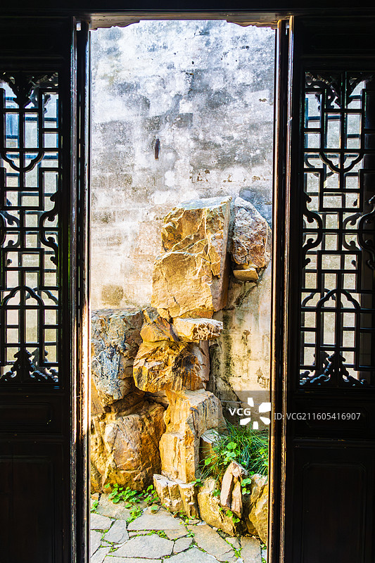 同里古镇耕乐堂建筑风光图片素材