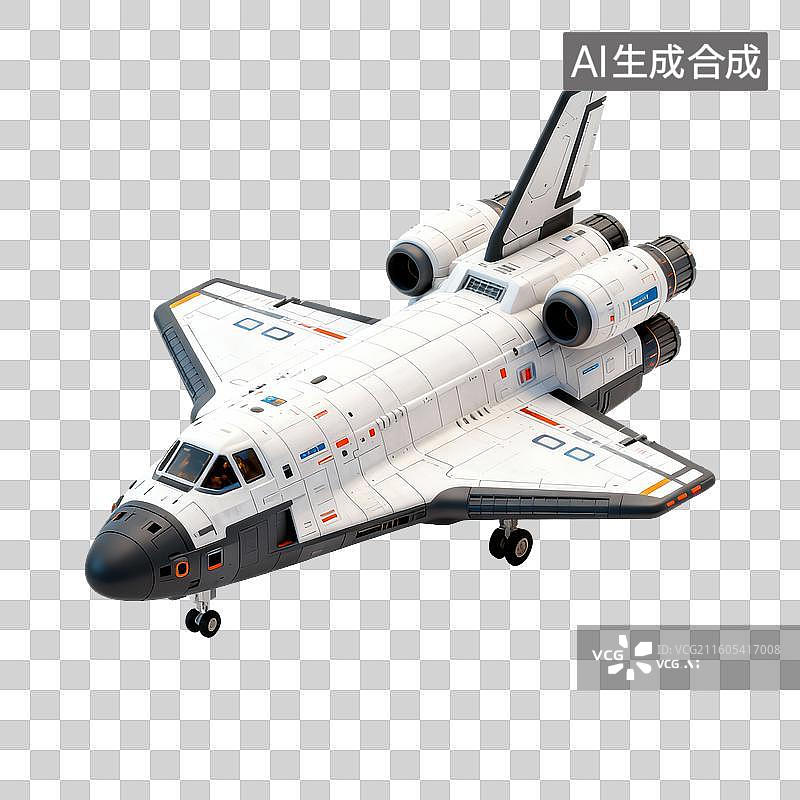 【AI数字艺术】3D航天飞船-宇宙飞船-科技未来图片素材