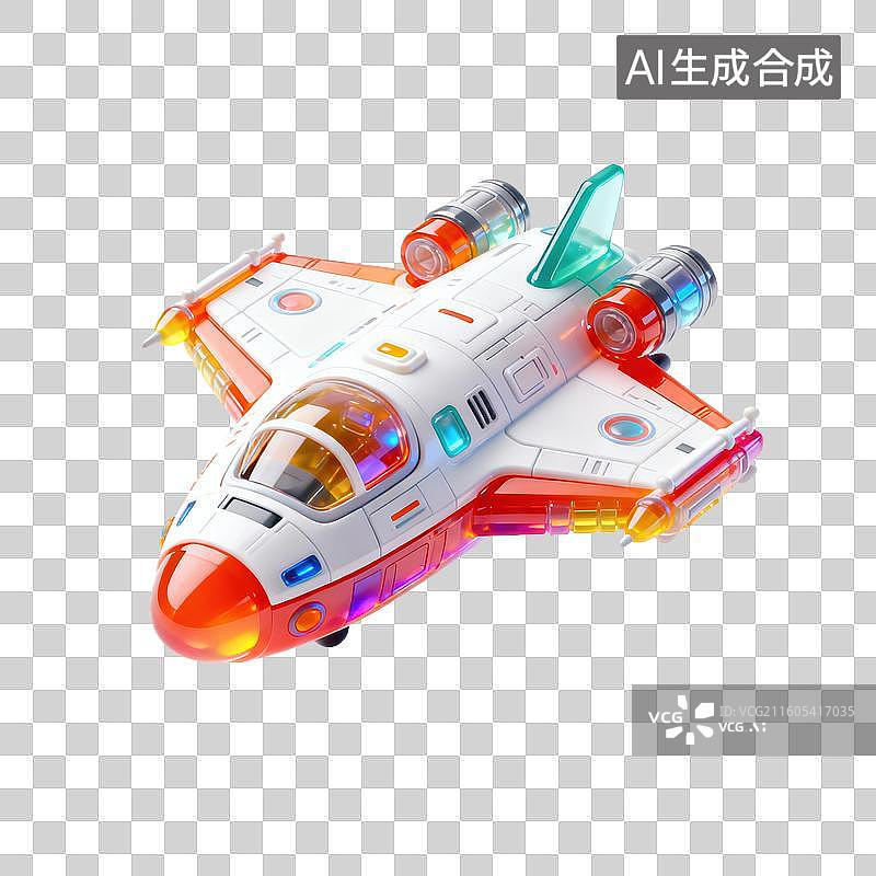 【AI数字艺术】3D航天飞船-宇宙飞船-科技未来图片素材