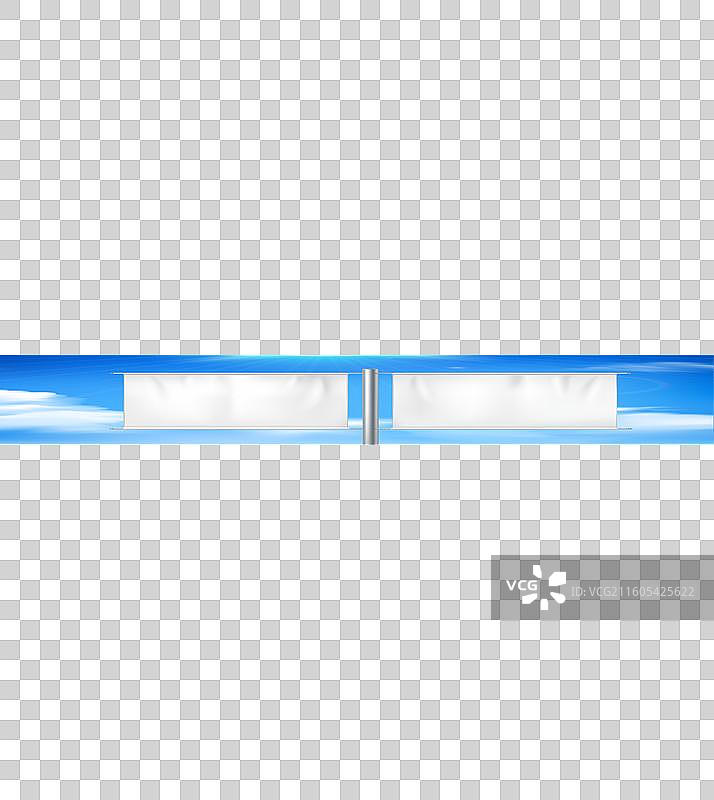 空白双广告横幅写实图图片素材