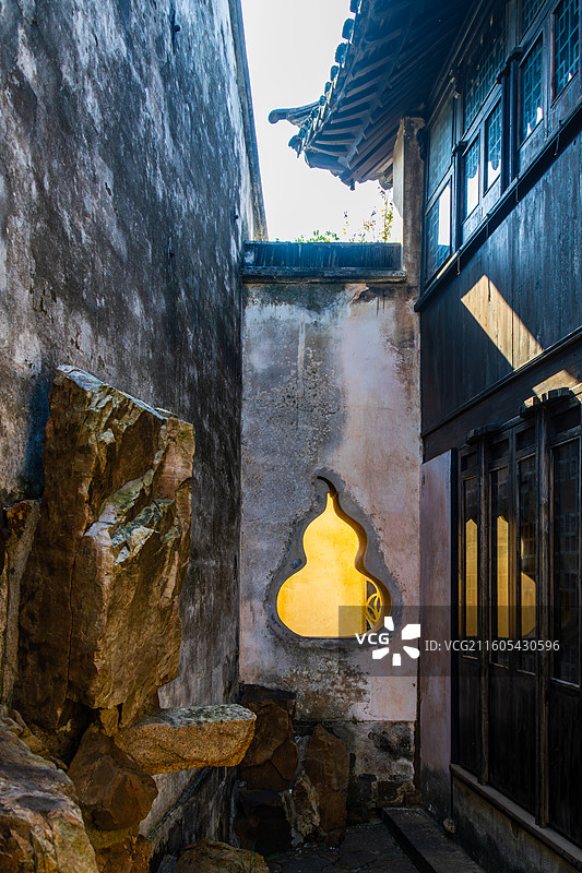 同里古镇耕乐堂建筑风光图片素材