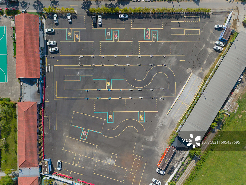 浙江省杭州市萧山区，城市风光航拍图片素材