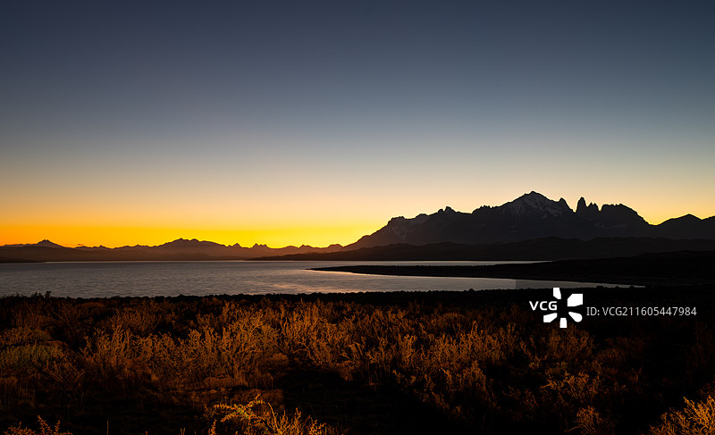 智利，百内国家公园，秋天的百内国家公园图片素材