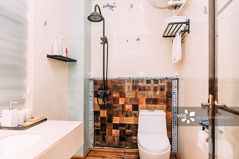 民宿建筑样板房特写图片素材