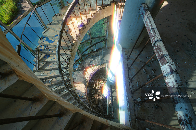 浙江省嘉兴市，废弃的制药厂图片素材