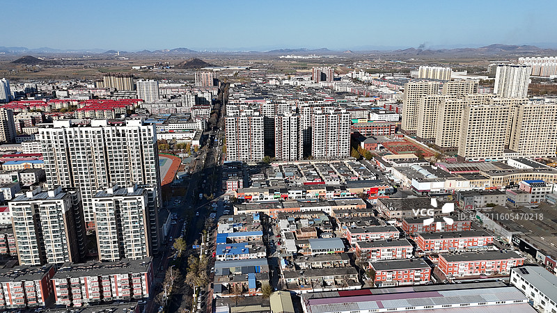 唐山滦州市航拍图片素材