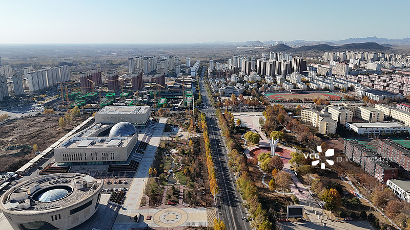 唐山滦州市航拍图片素材
