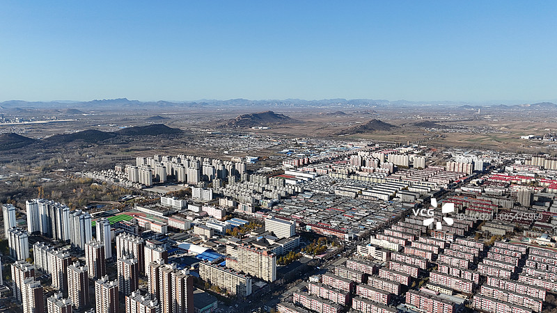 唐山滦州市航拍图片素材