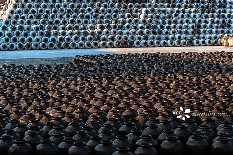 绍兴黄酒酒坛图片素材