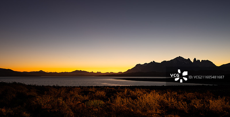 智利，百内国家公园，秋天的百内国家公园图片素材