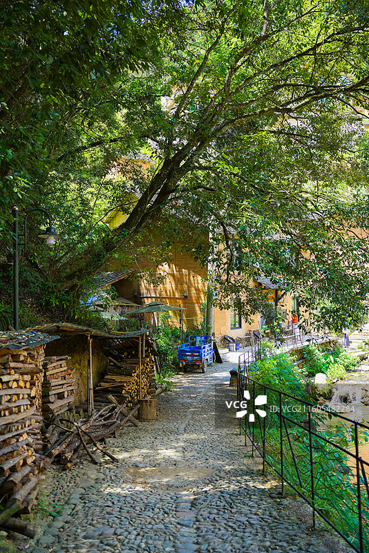 浙江省丽水市，松阳县，松庄村图片素材