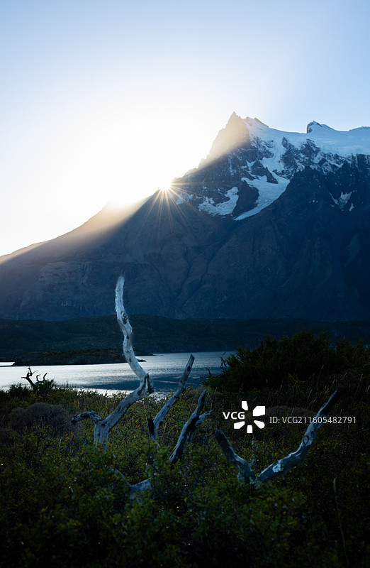 智利，百内国家公园，秋天的百内国家公园图片素材