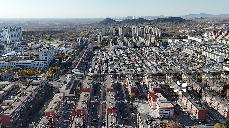 唐山滦州市航拍图片素材