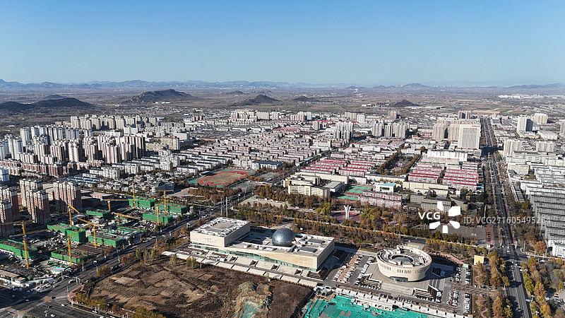 唐山滦州市航拍图片素材