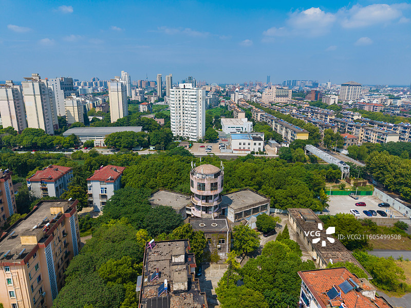 浙江省嘉兴市，海盐县，少年宫旧址图片素材