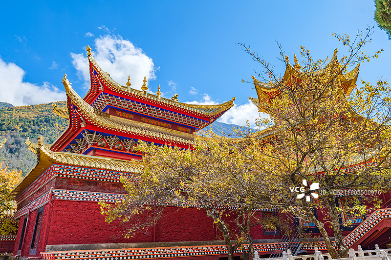 四川甘孜州康定金刚寺图片素材