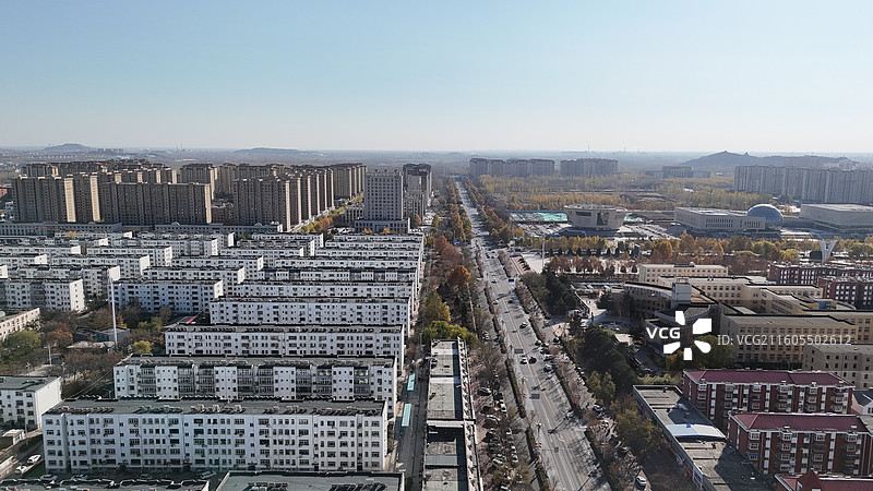 唐山滦州市航拍图片素材