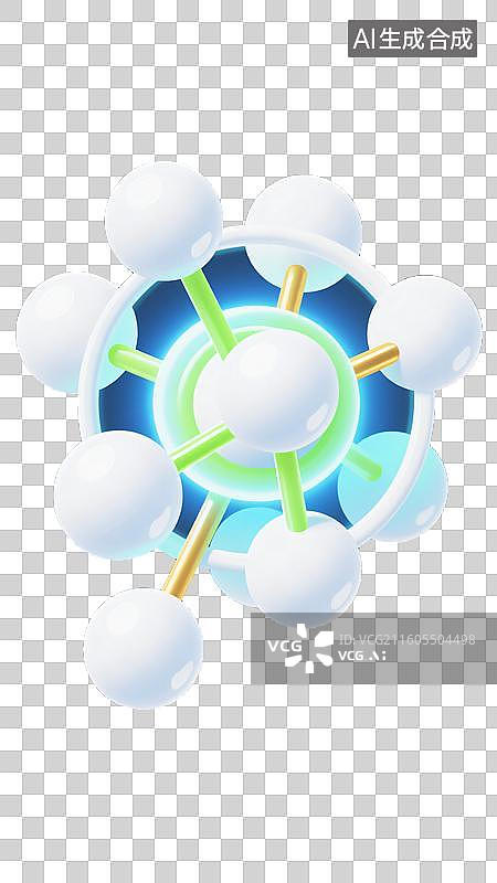 【AI数字艺术】创新药物分子图片素材