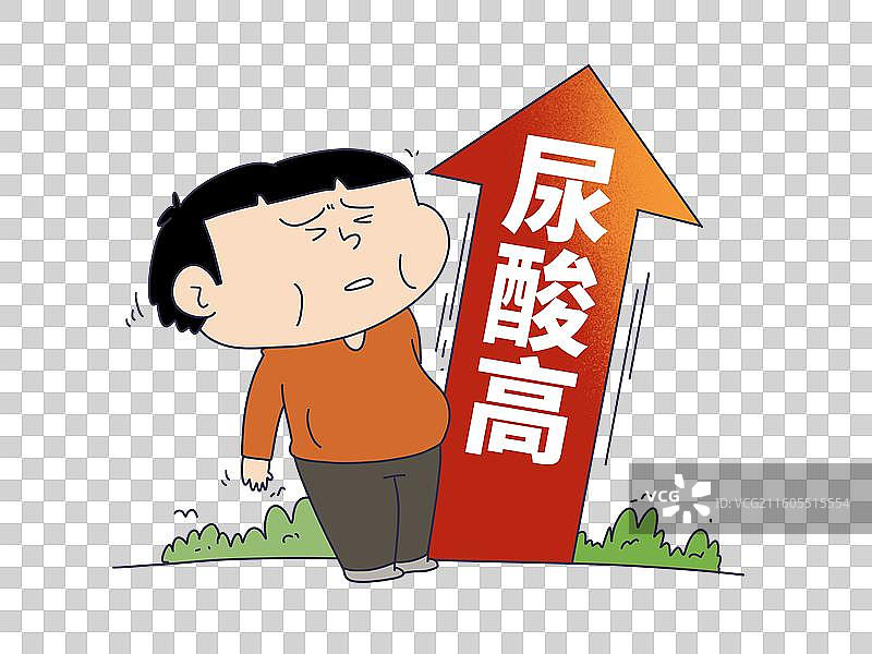 尿酸高，高尿酸图片素材