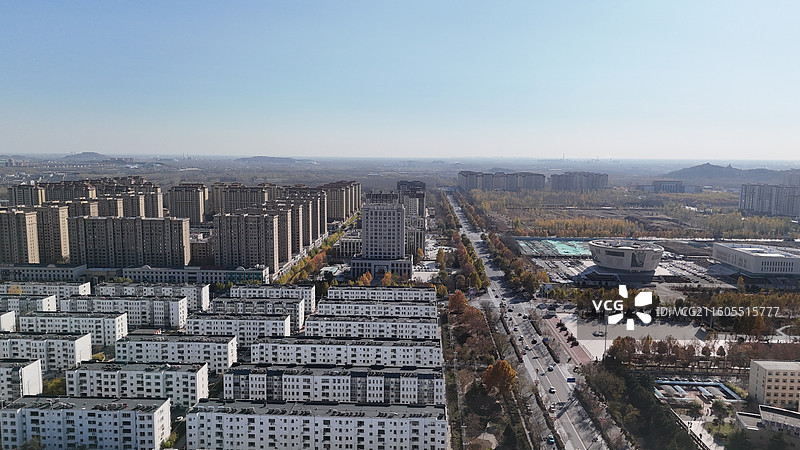 唐山滦州市航拍图片素材