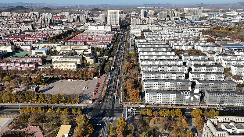 唐山滦州市航拍图片素材