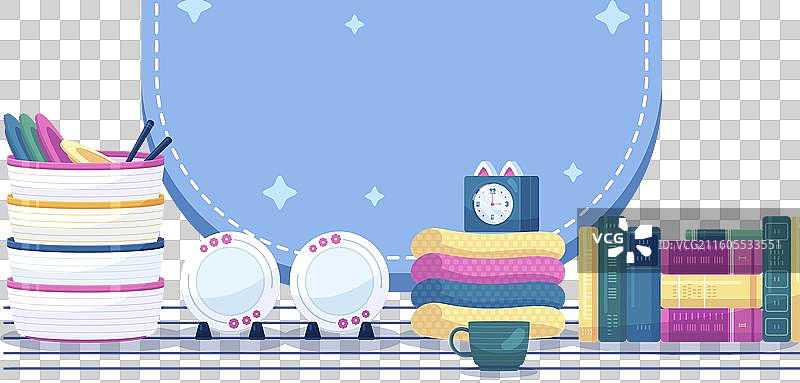 手绘跳蚤市场设计模板图片素材