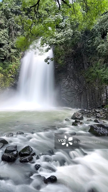 叠水河瀑布图片素材