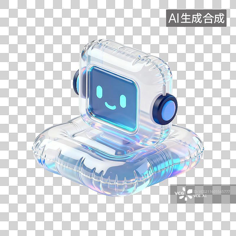 【AI数字艺术】人工智能科技概念插画图片素材