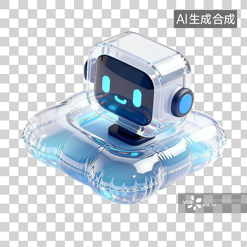 【AI数字艺术】人工智能科技概念插画图片素材