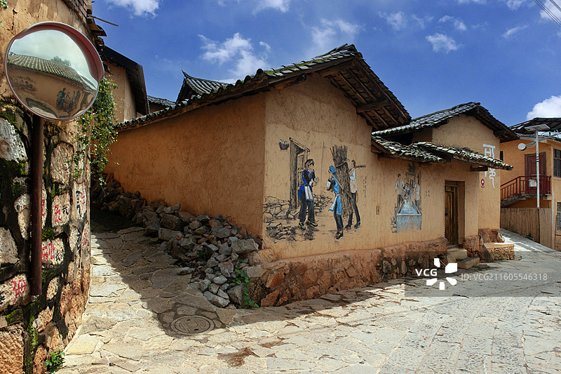 云南红河，可邑小镇图片素材