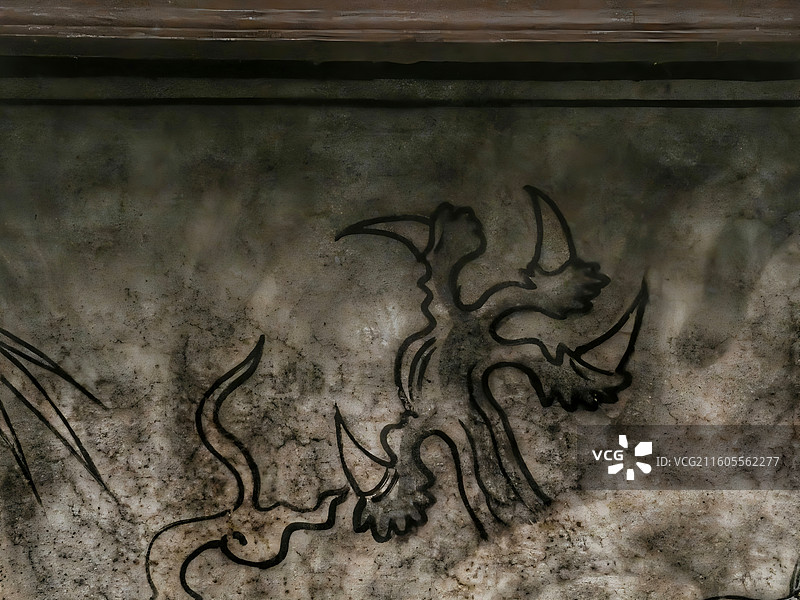 太原晋祠三圣祠坐南朝北，建于清乾隆二年，面阔三间，供奉药王、真君、黑龙王，具江南园林风格。图片素材