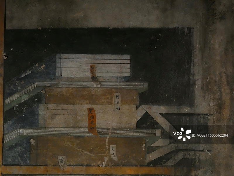 太原晋祠三圣祠坐南朝北，建于清乾隆二年，面阔三间，供奉药王、真君、黑龙王，具江南园林风格。图片素材