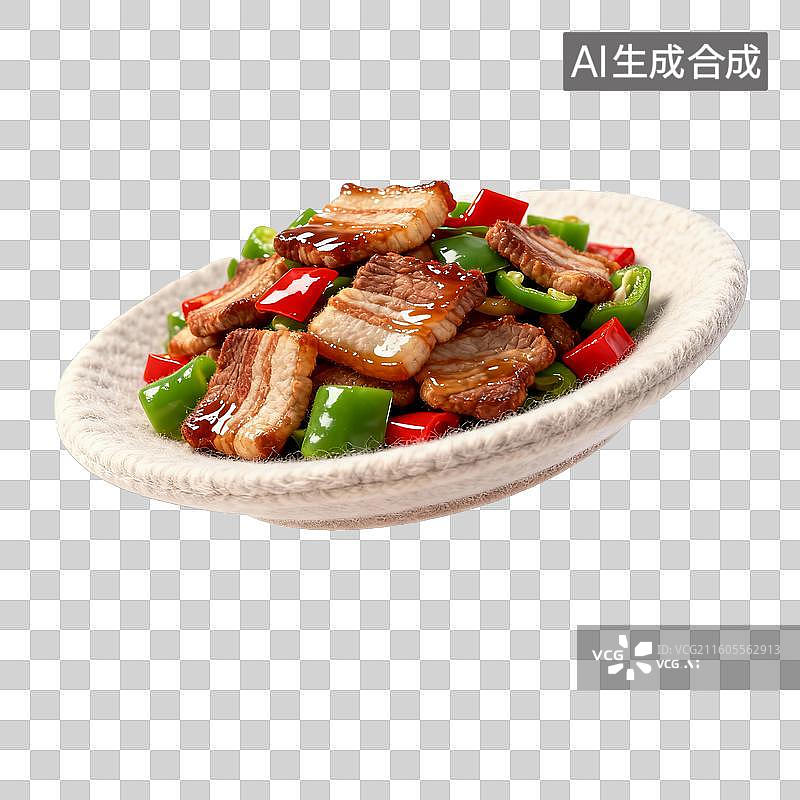 【AI数字艺术】美味的农家小炒肉图片素材