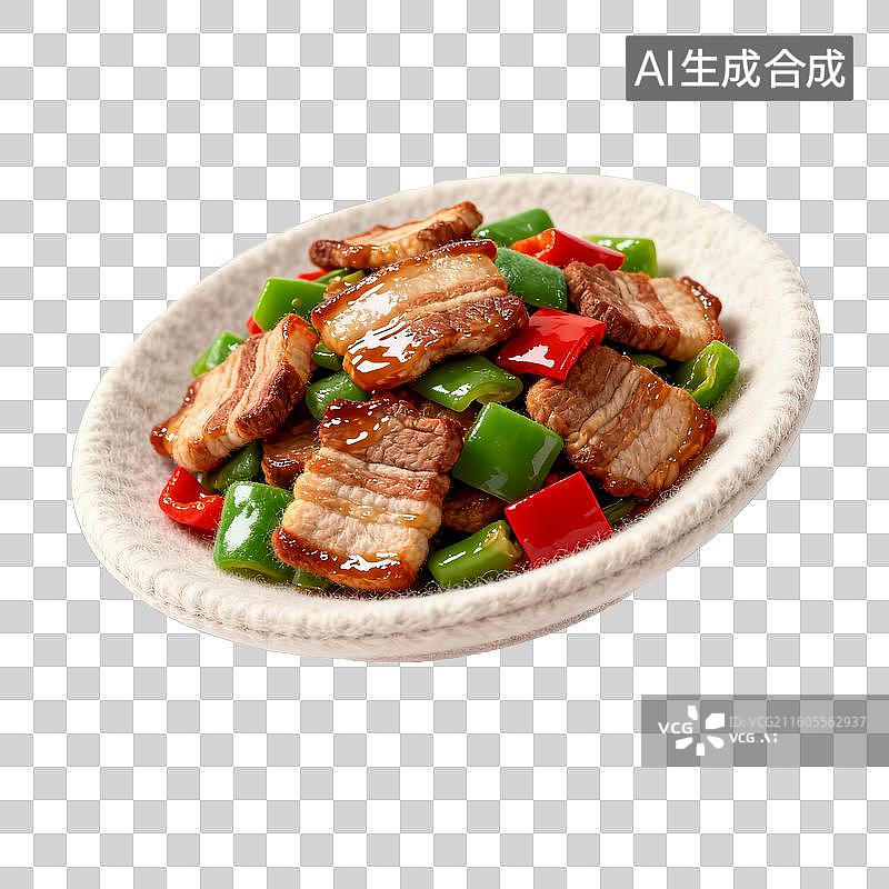 【AI数字艺术】美味的农家小炒肉图片素材