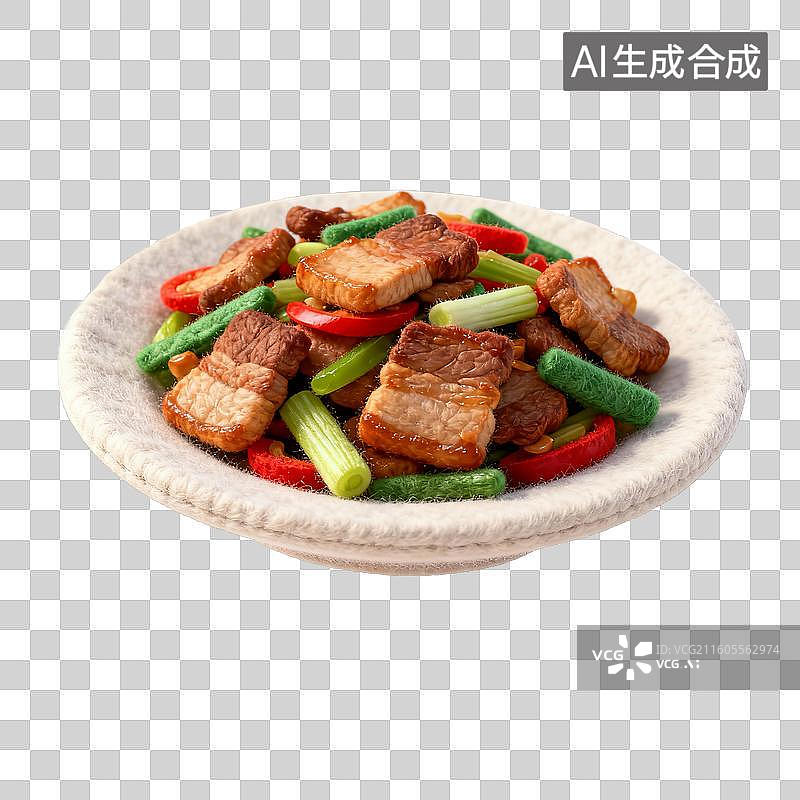 【AI数字艺术】美味的农家小炒肉图片素材