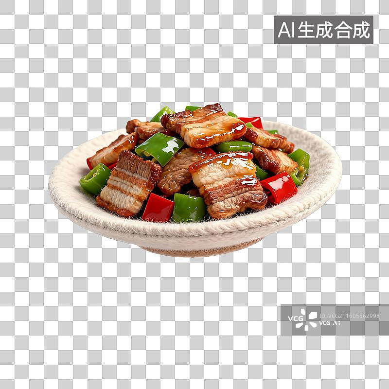 【AI数字艺术】美味的农家小炒肉图片素材