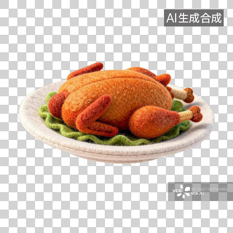 【AI数字艺术】美味的啤酒鸭图片素材