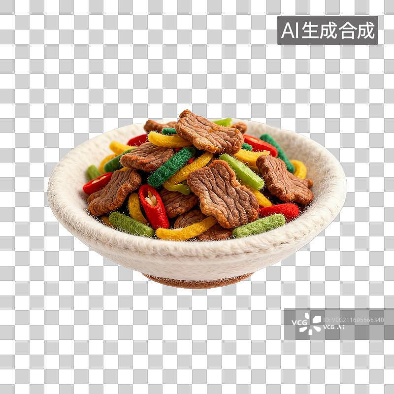 【AI数字艺术】美味的小炒黄牛肉图片素材