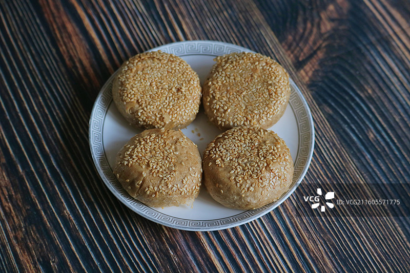 麻酱烧饼图片素材