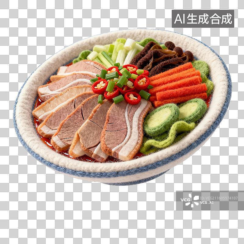 【AI数字艺术】美味的夫妻肺片图片素材